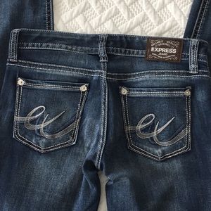 Express boot cut jeans